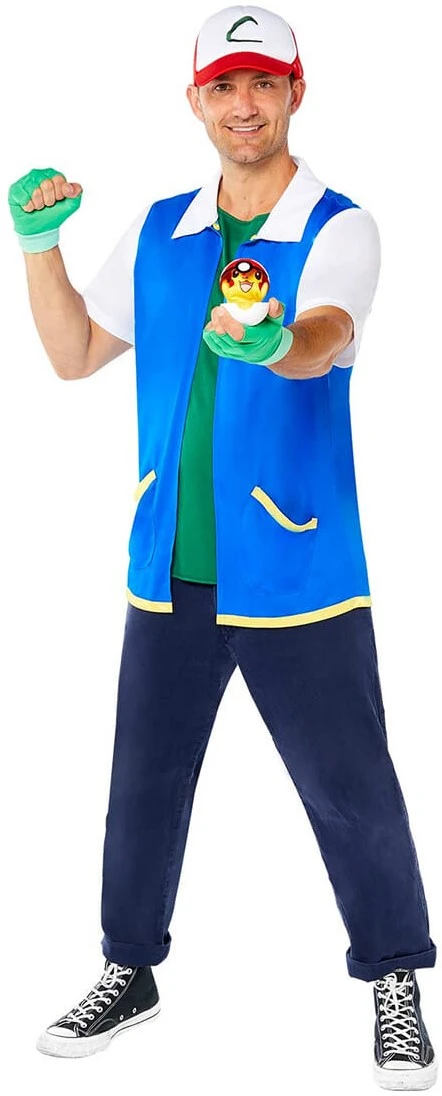 Overig Ash Ketchum Kostuum - Pokemon 3 Overig Ash Ketchum Kostuum - Pokemon
