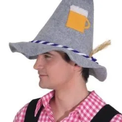 Overig Bayernhoed Grijs Luxe Groot