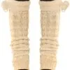 Overig Beenwarmers Met Bollen Ecru 2 Overig Beenwarmers Met Bollen Ecru -Kostuum Wereld Winkel beenwarmers met bollen ecru