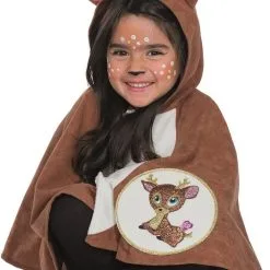 Overig Cape Hertje Bambi Voor Meisjes -Kostuum Wereld Winkel cape hertje bambi voor meisjes ztittend