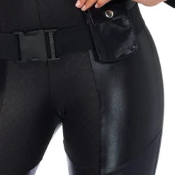 LEG AVENUE Catsuit Crime Fighter Voor Dames -Kostuum Wereld Winkel catsuit crime fighter voor dames detail 2