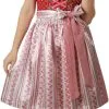 Overig Dames Dirndl Belinda Luxe Rood (60cm) 2 Overig Dames Dirndl Belinda Luxe Rood (60cm) -Kostuum Wereld Winkel dames dirndl belinda luxe rood 60cm