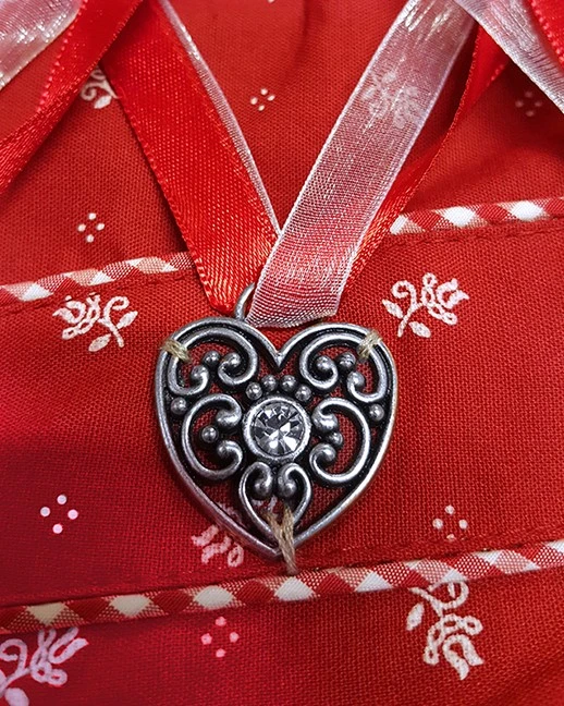 Overig Dames Dirndl Belinda Luxe Rood (60cm) 5 Overig Dames Dirndl Belinda Luxe Rood (60cm) - Afbeelding 3