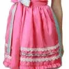 Overig Dames Dirndl Cherie Luxe Lichtblauw/Pink (50cm) -Kostuum Wereld Winkel dames dirndl cherie luxe lichtblauw pink 50cm