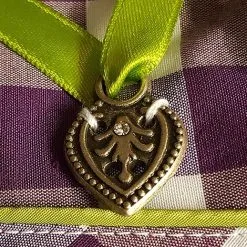 Overig Dames Dirndl Esther Luxe Paars/Limegroen (50cm) -Kostuum Wereld Winkel dames dirndl esther luxe paars limegroen 50cm 3