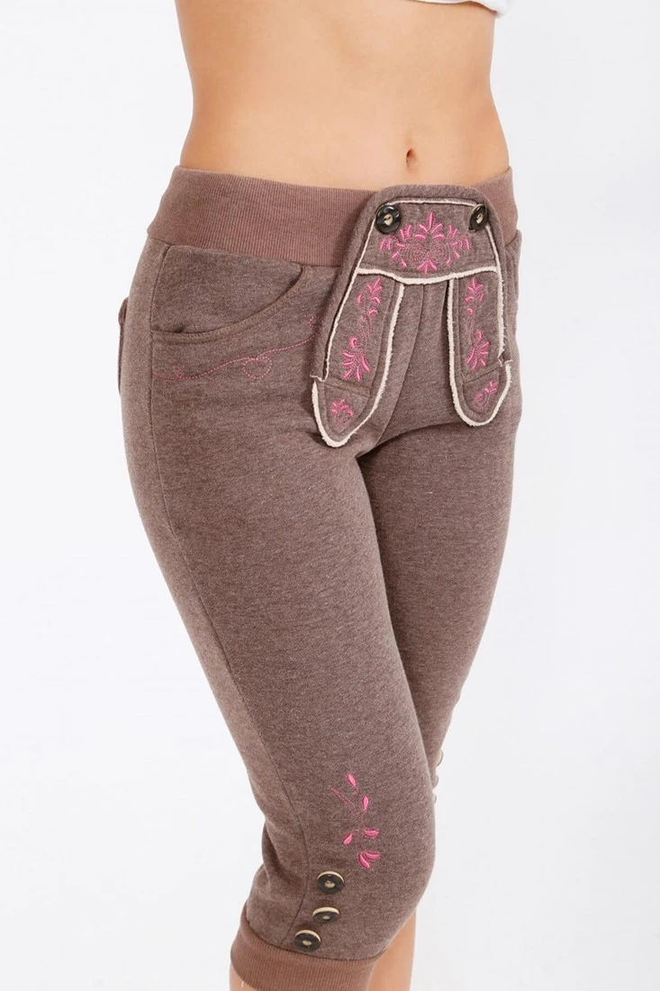 Overig Dames Lederhose Lang Bruin (Joggingstof) 5 Overig Dames Lederhose Lang Bruin (Joggingstof) - Afbeelding 3