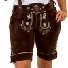 Overig Dames Lederhose Luxe Bruin 1 Overig Dames Lederhose Luxe Bruin -Kostuum Wereld Winkel dames lederhose luxe bruin