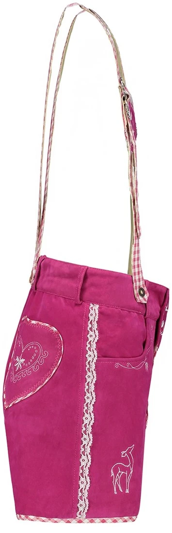 Overig Dames Lederhose Suede Pink 4 Overig Dames Lederhose Suede Pink - Afbeelding 2