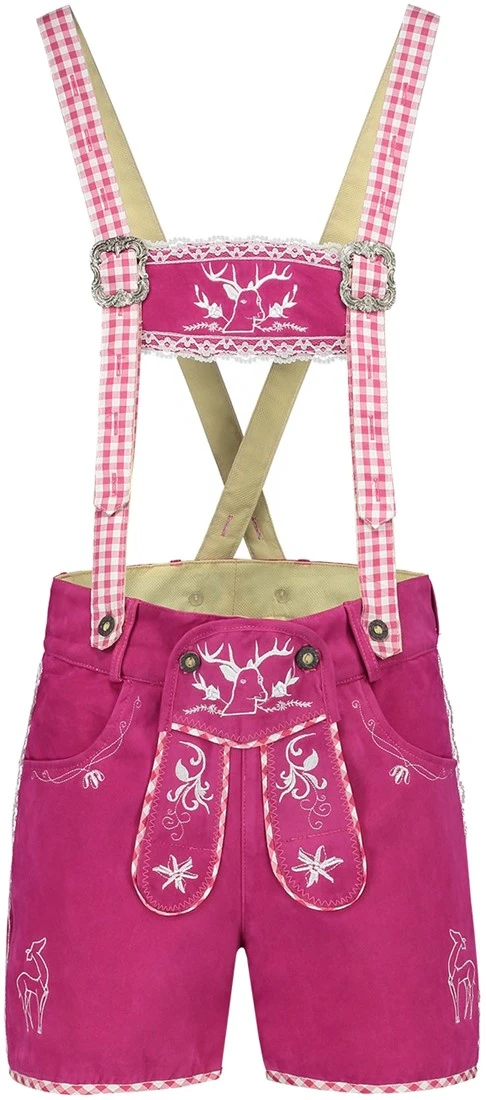 Overig Dames Lederhose Suede Pink 3 Overig Dames Lederhose Suede Pink