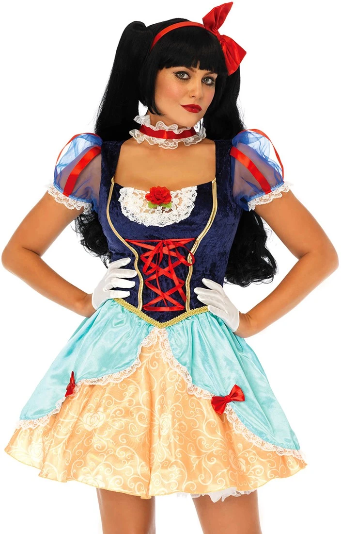 LEG AVENUE Damesjurkje Sneeuwwitje - Lolita Snow White 4 LEG AVENUE Damesjurkje Sneeuwwitje - Lolita Snow White - Afbeelding 2