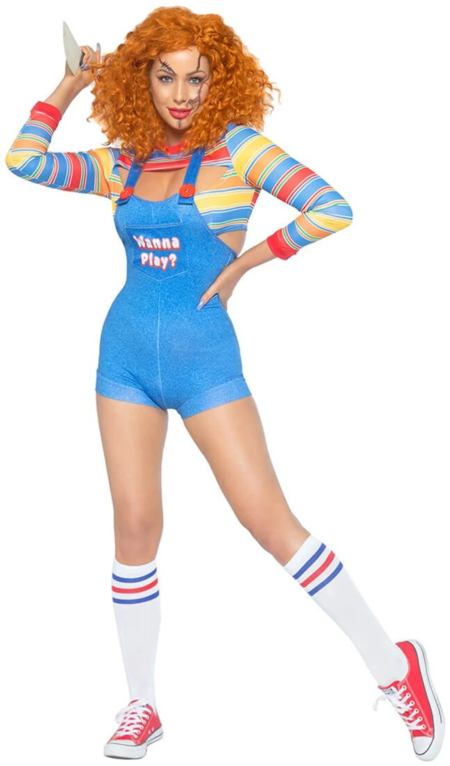 LEG AVENUE Dameskostuum Demon Doll Chucky 3 LEG AVENUE Dameskostuum Demon Doll Chucky