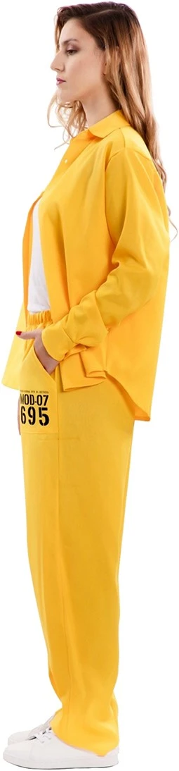 Overig Dameskostuum Gevangene Geel - Vis A Vis 4 Overig Dameskostuum Gevangene Geel - Vis A Vis - Afbeelding 2