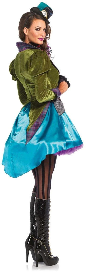 LEG AVENUE Dameskostuum Mad Hatter Deluxe 4 LEG AVENUE Dameskostuum Mad Hatter Deluxe - Afbeelding 2