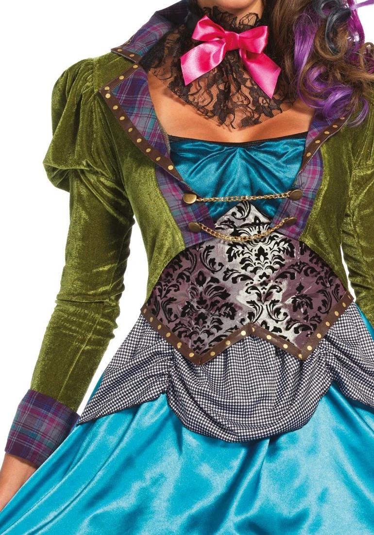 LEG AVENUE Dameskostuum Mad Hatter Deluxe 5 LEG AVENUE Dameskostuum Mad Hatter Deluxe - Afbeelding 3