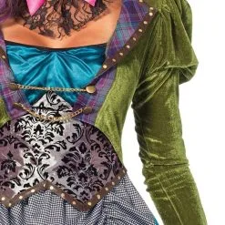 LEG AVENUE Dameskostuum Mad Hatter Deluxe 12 LEG AVENUE Dameskostuum Mad Hatter Deluxe -Kostuum Wereld Winkel dameskostuum mad hatter deluxe detail 2