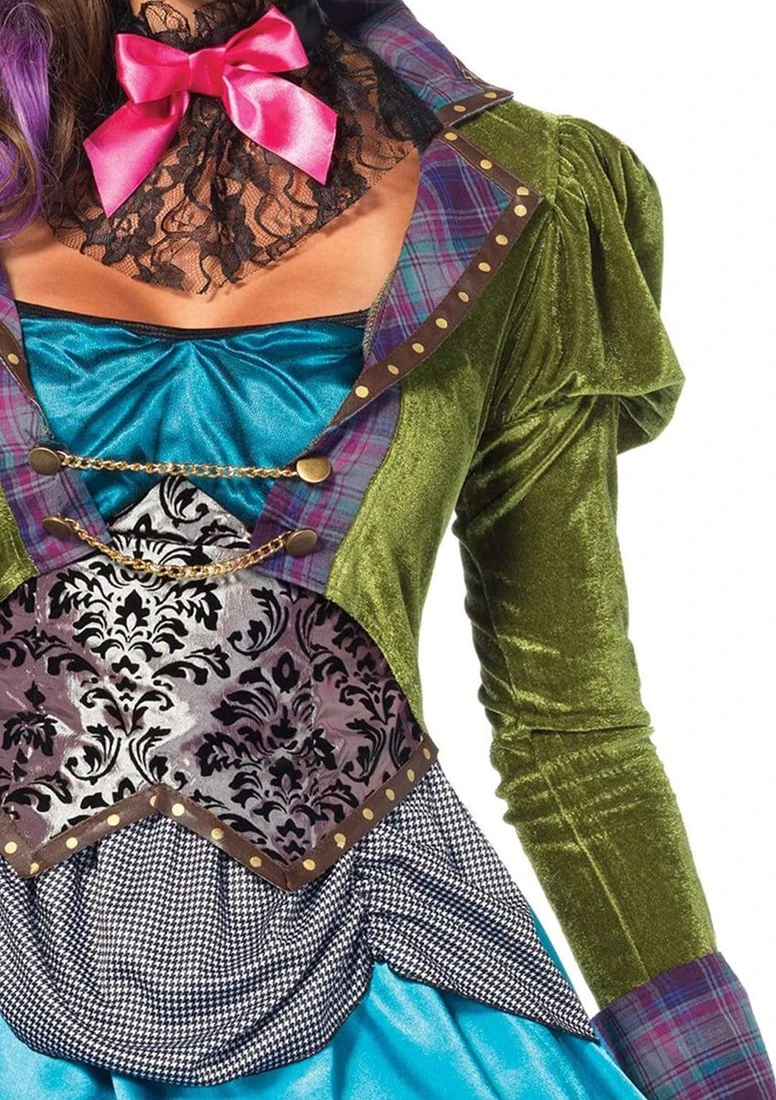 LEG AVENUE Dameskostuum Mad Hatter Deluxe 7 LEG AVENUE Dameskostuum Mad Hatter Deluxe - Afbeelding 5