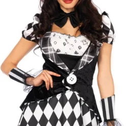 LEG AVENUE Dameskostuum Marvelous Mad Hatter -Kostuum Wereld Winkel dameskostuum marvelous mad hatter voorkant 2