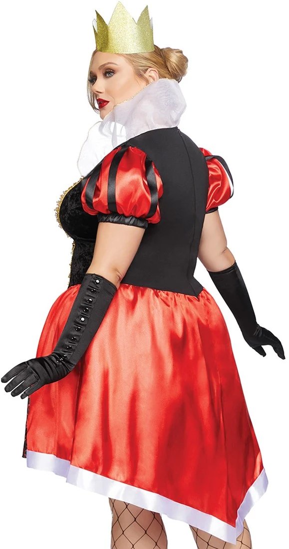 LEG AVENUE Dameskostuum Queen Wonderland 6 LEG AVENUE Dameskostuum Queen Wonderland - Afbeelding 4