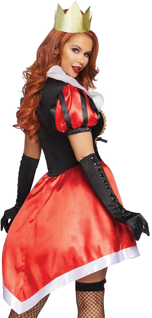 LEG AVENUE Dameskostuum Queen Wonderland 4 LEG AVENUE Dameskostuum Queen Wonderland - Afbeelding 2