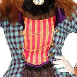 LEG AVENUE Dameskostuum Ravishing Mad Hatter -Kostuum Wereld Winkel dameskostuum ravishing mad hatter detail