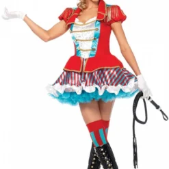 LEG AVENUE Dameskostuum Ravishing Ring Master -Kostuum Wereld Winkel dameskostuum ravishing ring master voorkant 2