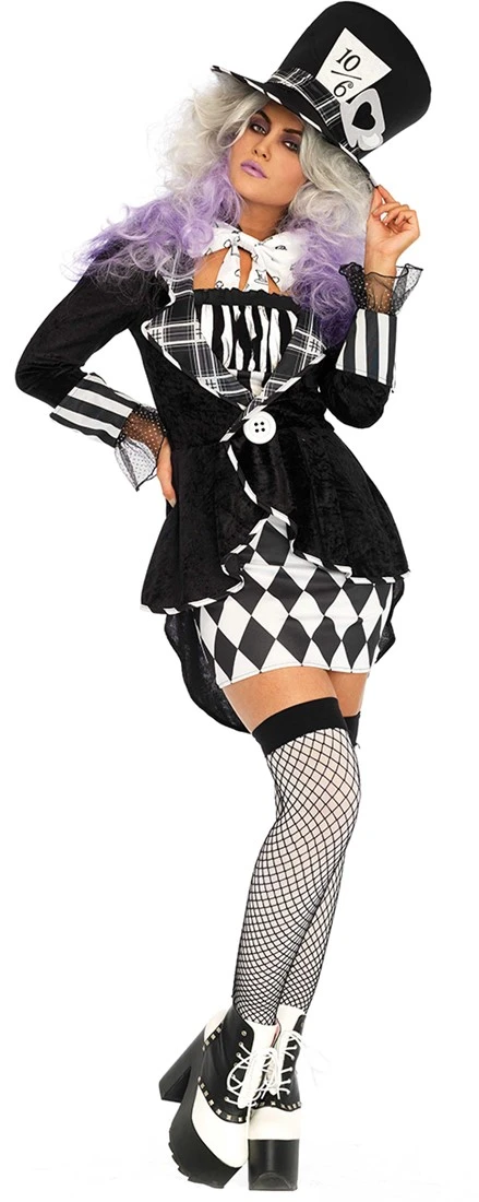 LEG AVENUE Dameskostuum Wonderland Mad Hatter 3 LEG AVENUE Dameskostuum Wonderland Mad Hatter