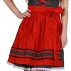 Overig Dirndl Anna-Sophie Zwart-Rood -Kostuum Wereld Winkel dirndl anna sophie zwart rood