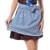 Overig Dirndl Anne-Ruth Blauw-Bruin Voor Dames