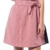 Overig Dirndl Anne-Ruth Rood-Zwart Voor Dames -Kostuum Wereld Winkel dirndl anne ruth rood zwart voor dames