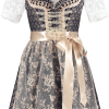 Overig Dirndl Blauw-Creme 60cm Luxe 2dlg. -Kostuum Wereld Winkel dirndl blauw creme 60cm luxe 2dlg
