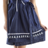 Overig Dirndl Blauw-Wit Met Stippen 60cm Luxe 3dlg.