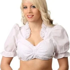 Overig Dirndl Blouse Alona Wit