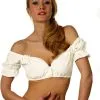 Overig Dirndl Blouse Carmen Wit