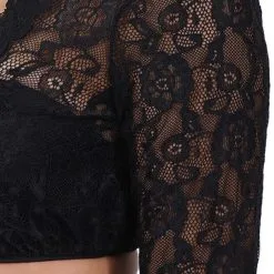 Overig Dirndl Blouse Cassandra 3/4 Mouw Zwart -Kostuum Wereld Winkel dirndl blouse cassandra 3 4 mouw zwart schouder