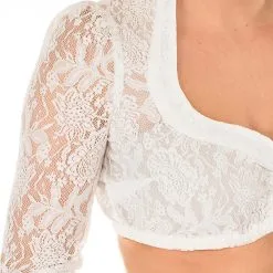 Overig Dirndl Blouse Celina Wit Luxe 9 Overig Dirndl Blouse Celina Wit Luxe -Kostuum Wereld Winkel dirndl blouse celina wit luxe 3