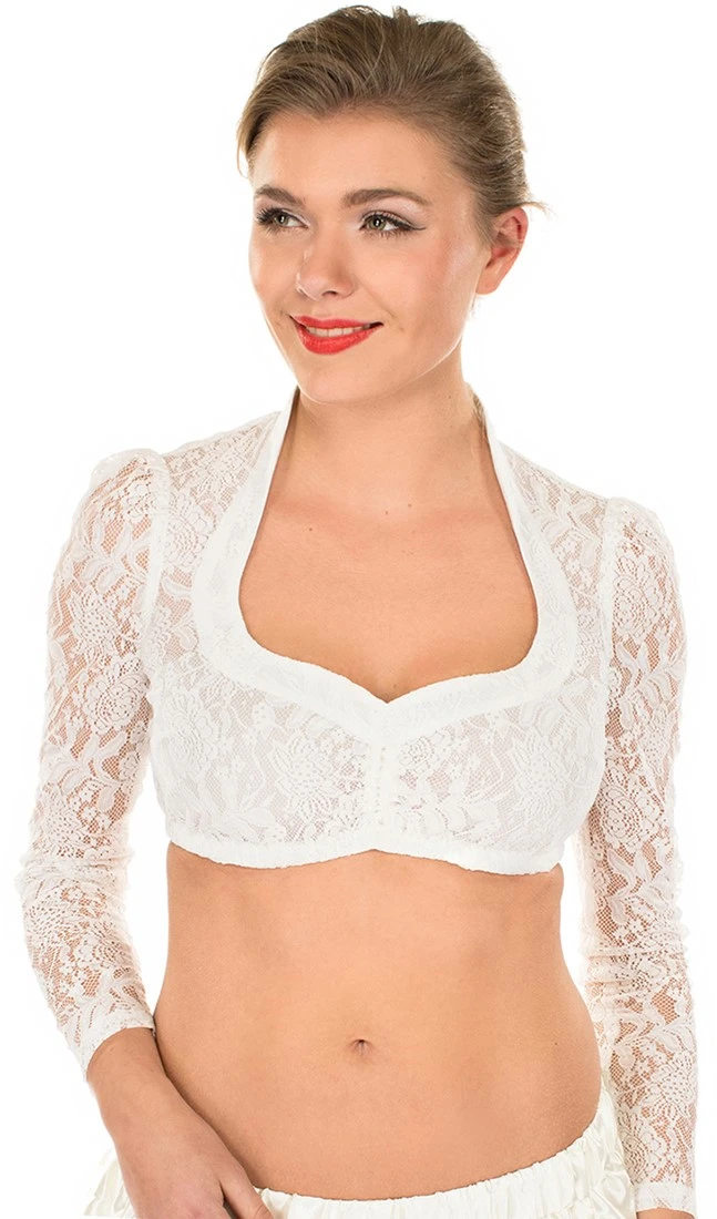 Overig Dirndl Blouse Celina Wit Luxe 3 Overig Dirndl Blouse Celina Wit Luxe