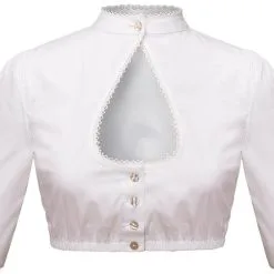 Overig Dirndl Blouse Druppel Wit