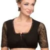 Overig Dirndl Blouse Elegance Zwart -Kostuum Wereld Winkel dirndl blouse elegance zwart