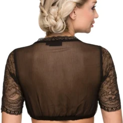 Overig Dirndl Blouse Elegance Zwart -Kostuum Wereld Winkel dirndl blouse elegance zwart 3