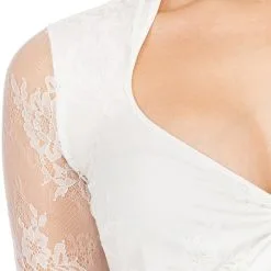 Overig Dirndl Blouse Elena Wit Luxe 12 Overig Dirndl Blouse Elena Wit Luxe -Kostuum Wereld Winkel dirndl blouse elena wit luxe detail schouder