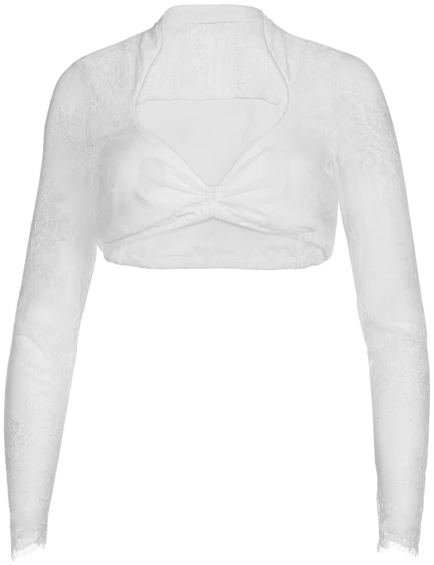 Overig Dirndl Blouse Elena Wit Luxe 4 Overig Dirndl Blouse Elena Wit Luxe - Afbeelding 2