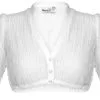 Overig Dirndl Blouse Emma-Linda Wit Luxe -Kostuum Wereld Winkel dirndl blouse emma linda wit luxe