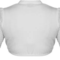 Overig Dirndl Blouse Emma-Linda Wit Luxe -Kostuum Wereld Winkel dirndl blouse emma linda wit luxe achterkant