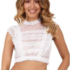 Overig Dirndl Blouse Malea Ecru
