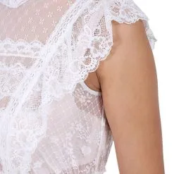 Overig Dirndl Blouse Malea Ecru -Kostuum Wereld Winkel dirndl blouse malea ecru detail schouder