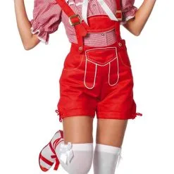 Overig Dirndl Blouse Rood/Wit