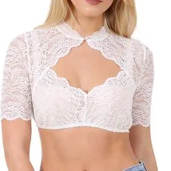 Overig Dirndl Blouse Sydney Ecru 13 Overig Dirndl Blouse Sydney Ecru -Kostuum Wereld Winkel dirndl blouse sydney ecru 3