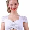 Overig Dirndl Blouse Tilde Wit -Kostuum Wereld Winkel dirndl blouse tilde wit