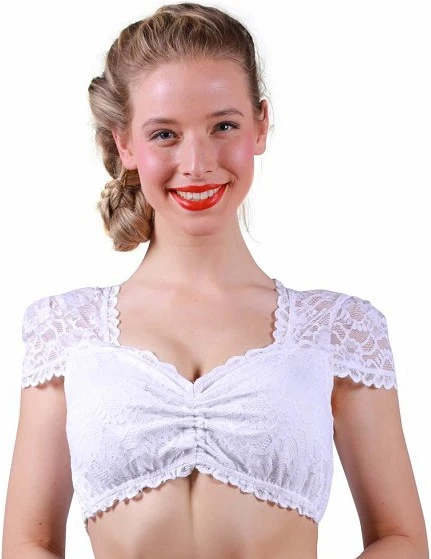 Overig Dirndl Blouse Tilde Wit 3 Overig Dirndl Blouse Tilde Wit