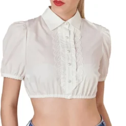 Overig Dirndl Blouse Zoey Ecru -Kostuum Wereld Winkel dirndl blouse zoey ecru 2